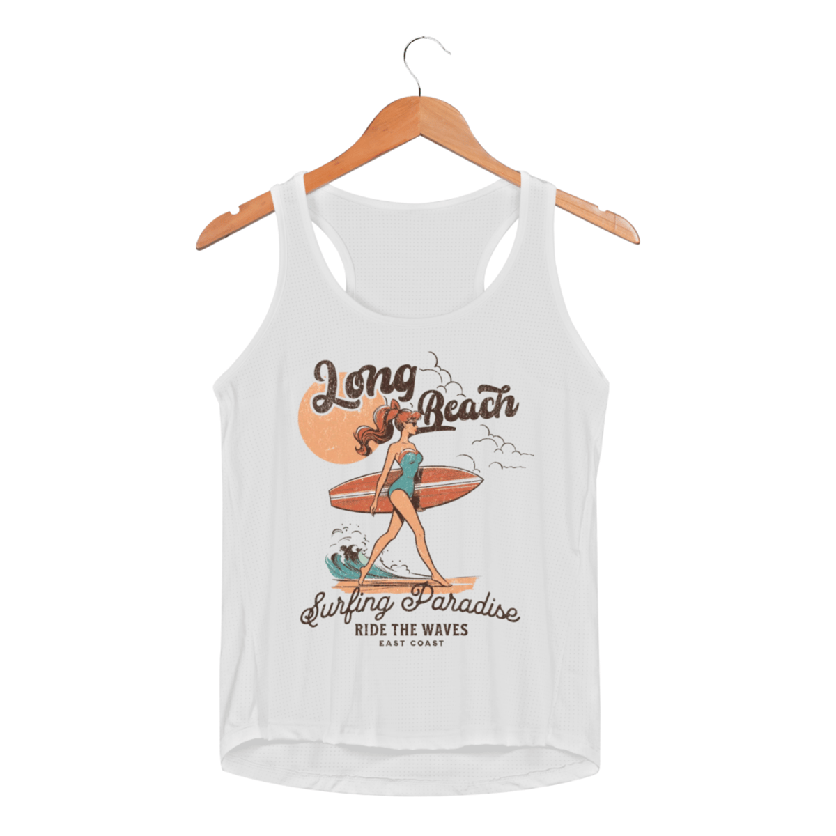 Nome do produto: Regata Fem Sportv Dry Uv Long Beach