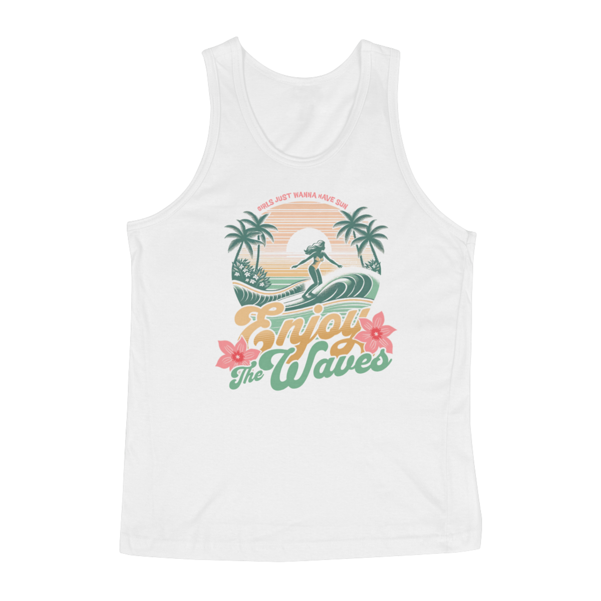 Nome do produto: Regata Masculina Quality Enjoy The Waves