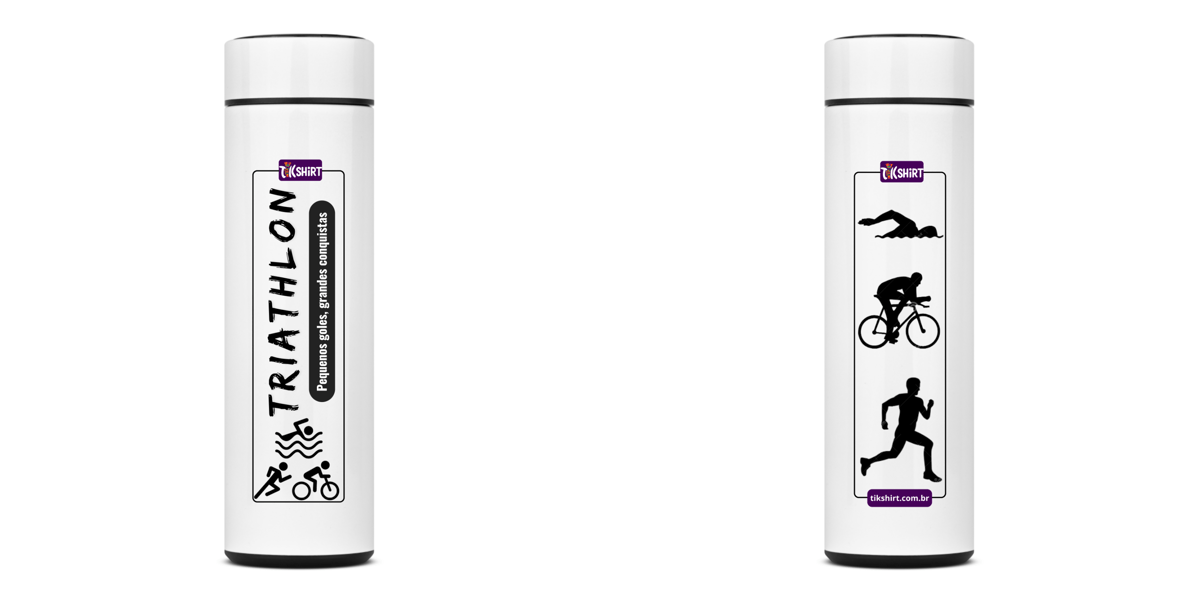 Nome do produto: Garrafa Térmica Triathlon