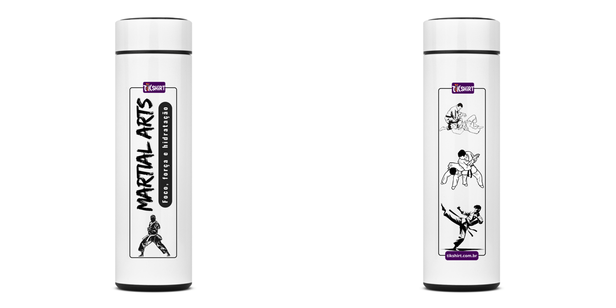 Nome do produto: Garrafa Térmica Martial Arts