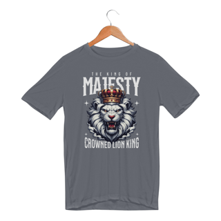 Nome do produto Camiseta Sport Dry Uv Leao The King of Majesty