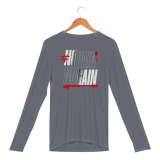 Nome do produto Camisa Manga Longa Sport Dry Uv No Pain No Gain