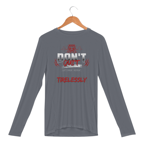 Camisa Manga Longa Sport Dry Uv Don´t Quit
