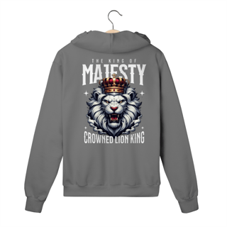 Nome do produto Moletom Com Zíper Leao The King of Majesty