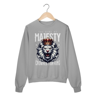 Nome do produto Moletom Fechado Leao The King of Majesty