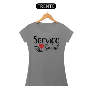 Nome do produto Baby Long Quality Camiseta Feminina Serviço Social