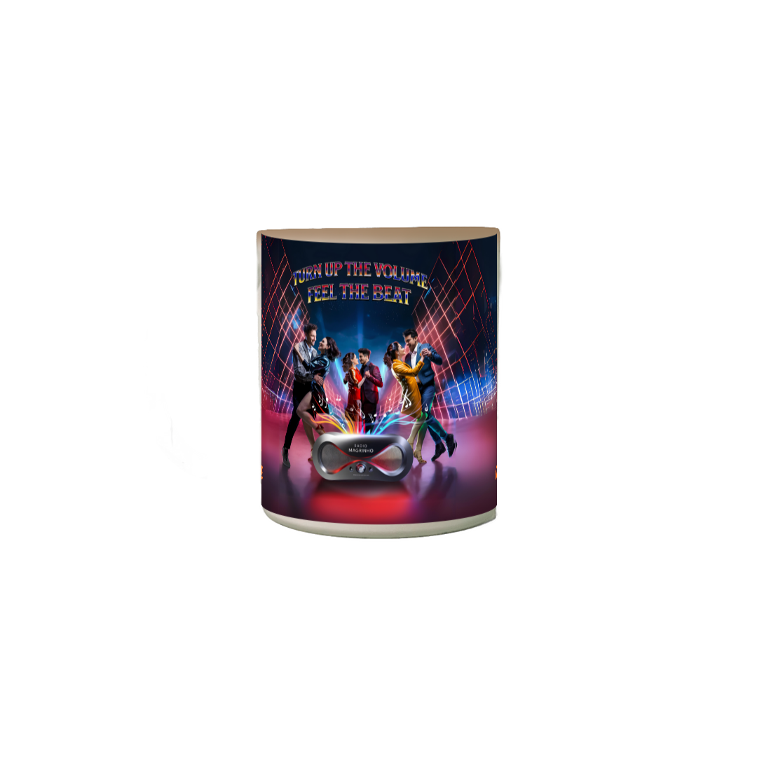 Caneca Mágica Rádio Magrinho Feel The Beat