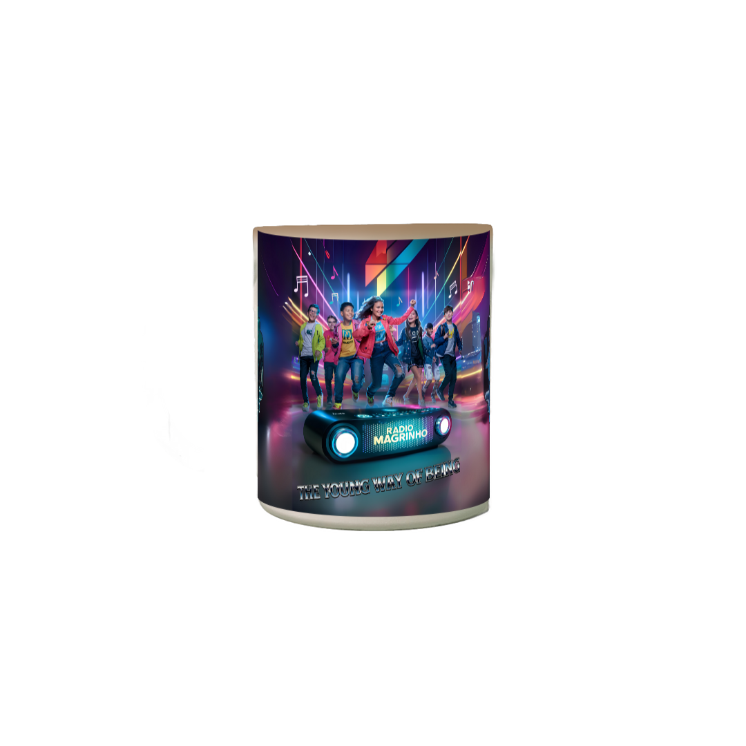 Nome do produto: Caneca Mágica Rádio Magrinho The Young Way of Being