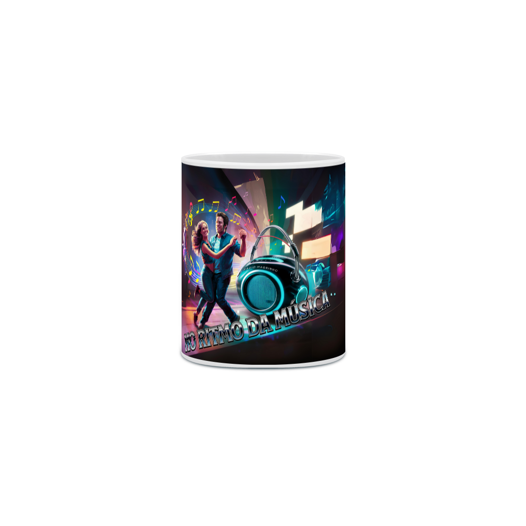 Caneca Rádio Magrinho No Ritmo da Música