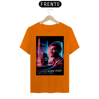Nome do produto T-Shirt Quality Radio Magrinho Let the music play!