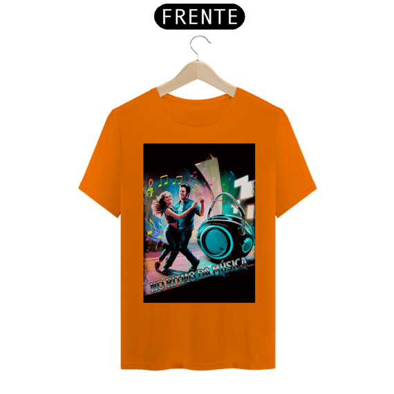 T-Shirt Quality Rádio Magrinho No Ritmo da Música