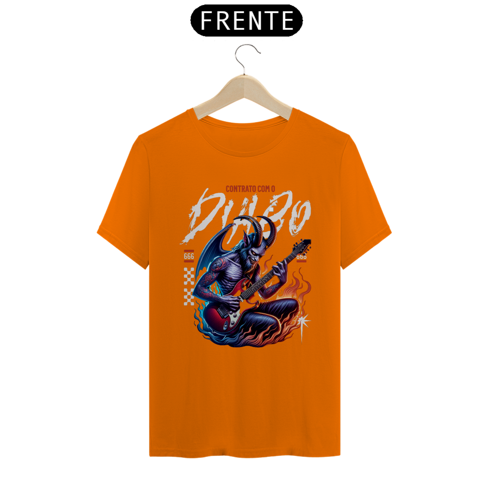 T-Shirt Quality Contrato com o Diabo