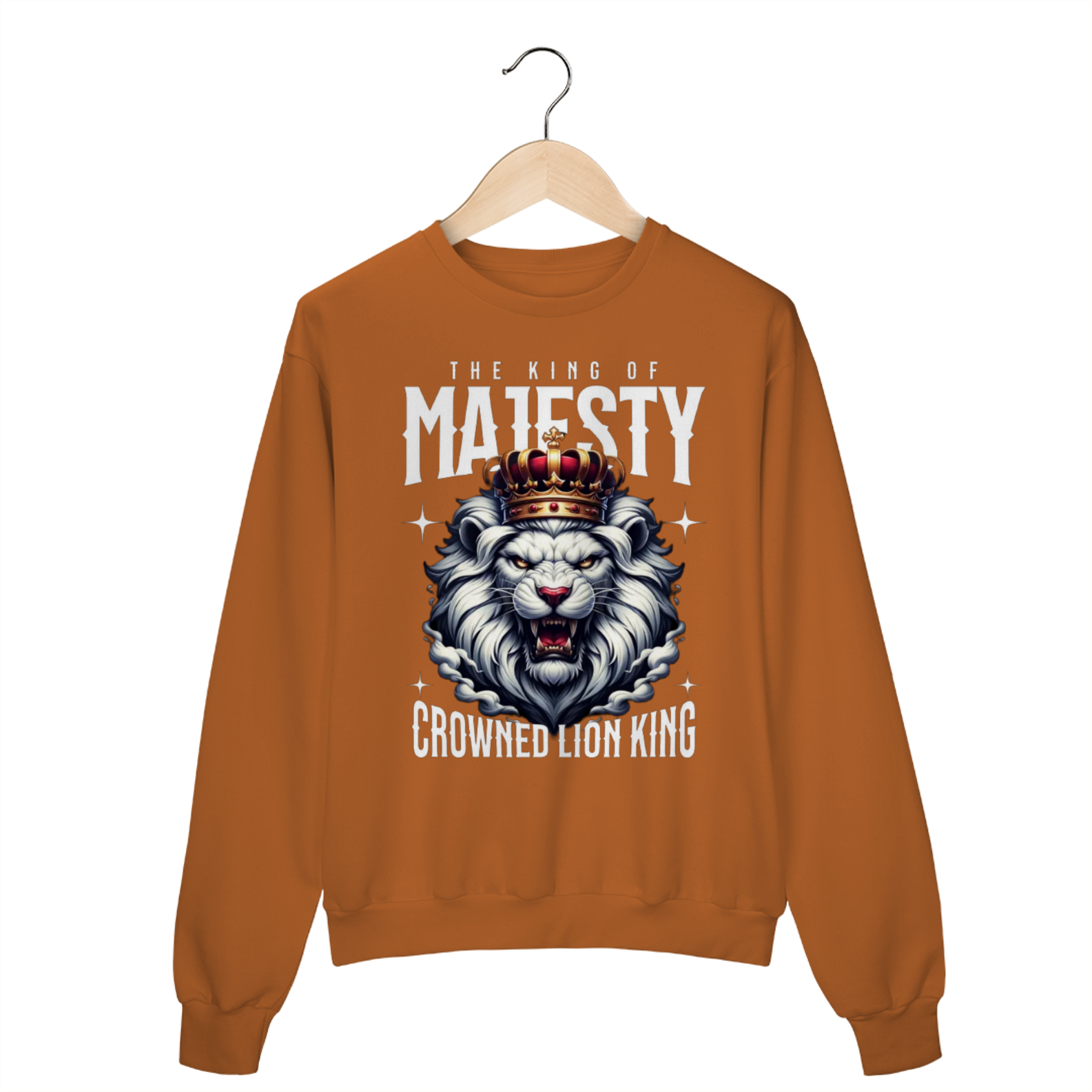 Moletom Fechado Leao The King of Majesty