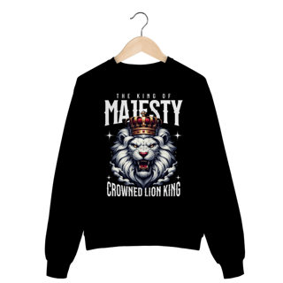 Nome do produto Moletom Fechado Leao The King of Majesty