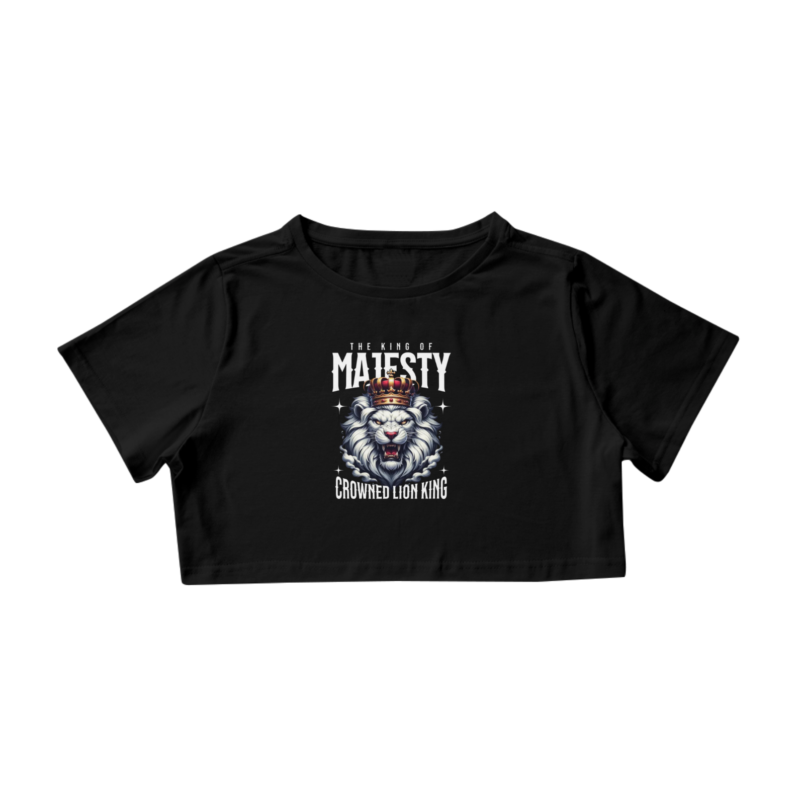 Camisa Cropped Leao The King of Majesty