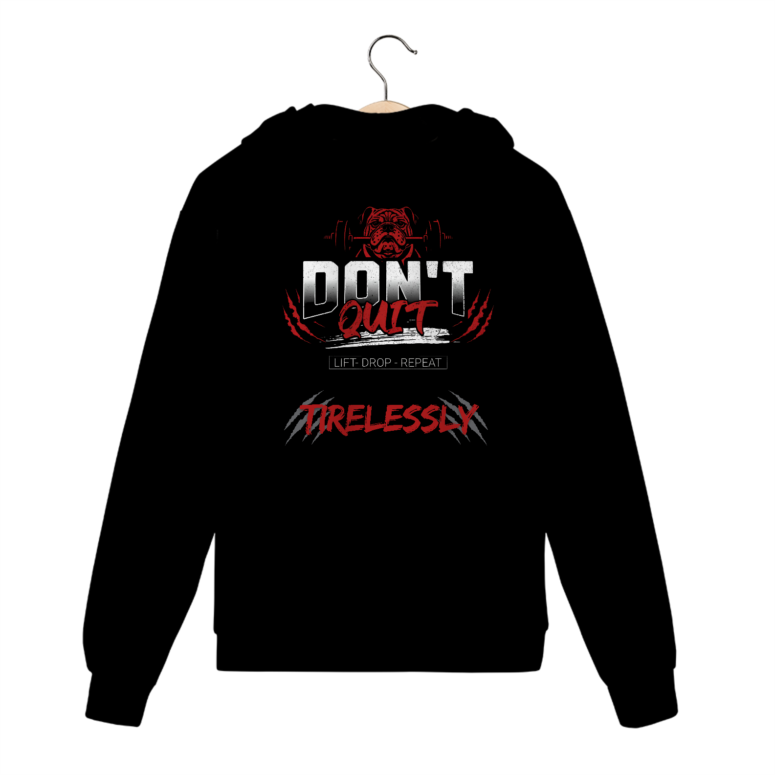 Moletom Com Zíper Don´t Quit