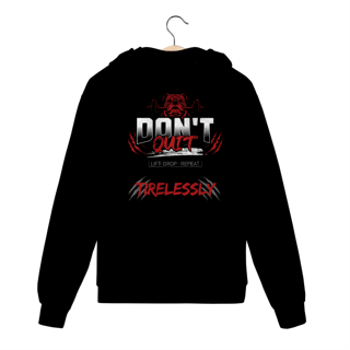 Nome do produto Moletom Com Zíper Don´t Quit