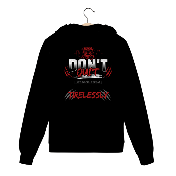 Moletom Com Zíper Don´t Quit