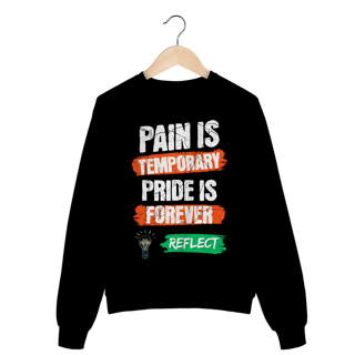 Nome do produto Moletom Fechado Pain is Temporary Pride is Forever