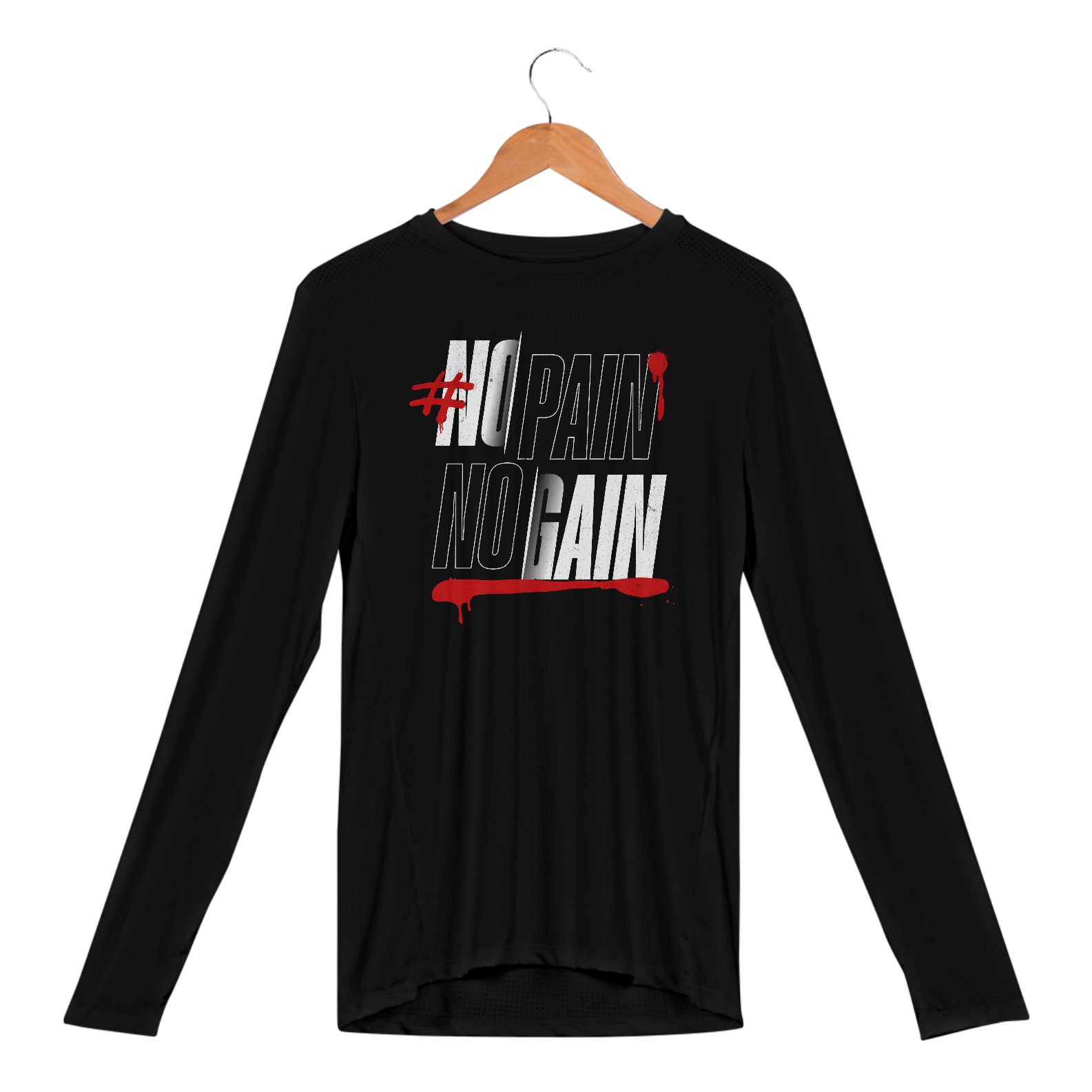 Camisa Manga Longa Sport Dry Uv No Pain No Gain