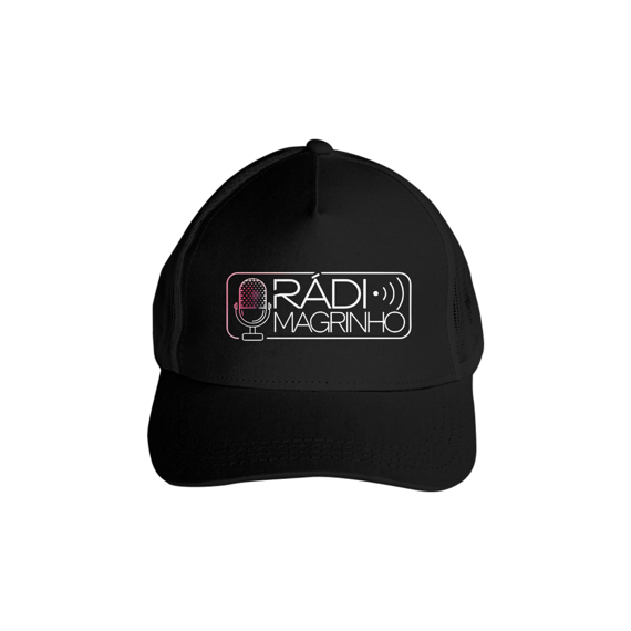 Boné Americano Com Tela Rádio Magrinho
