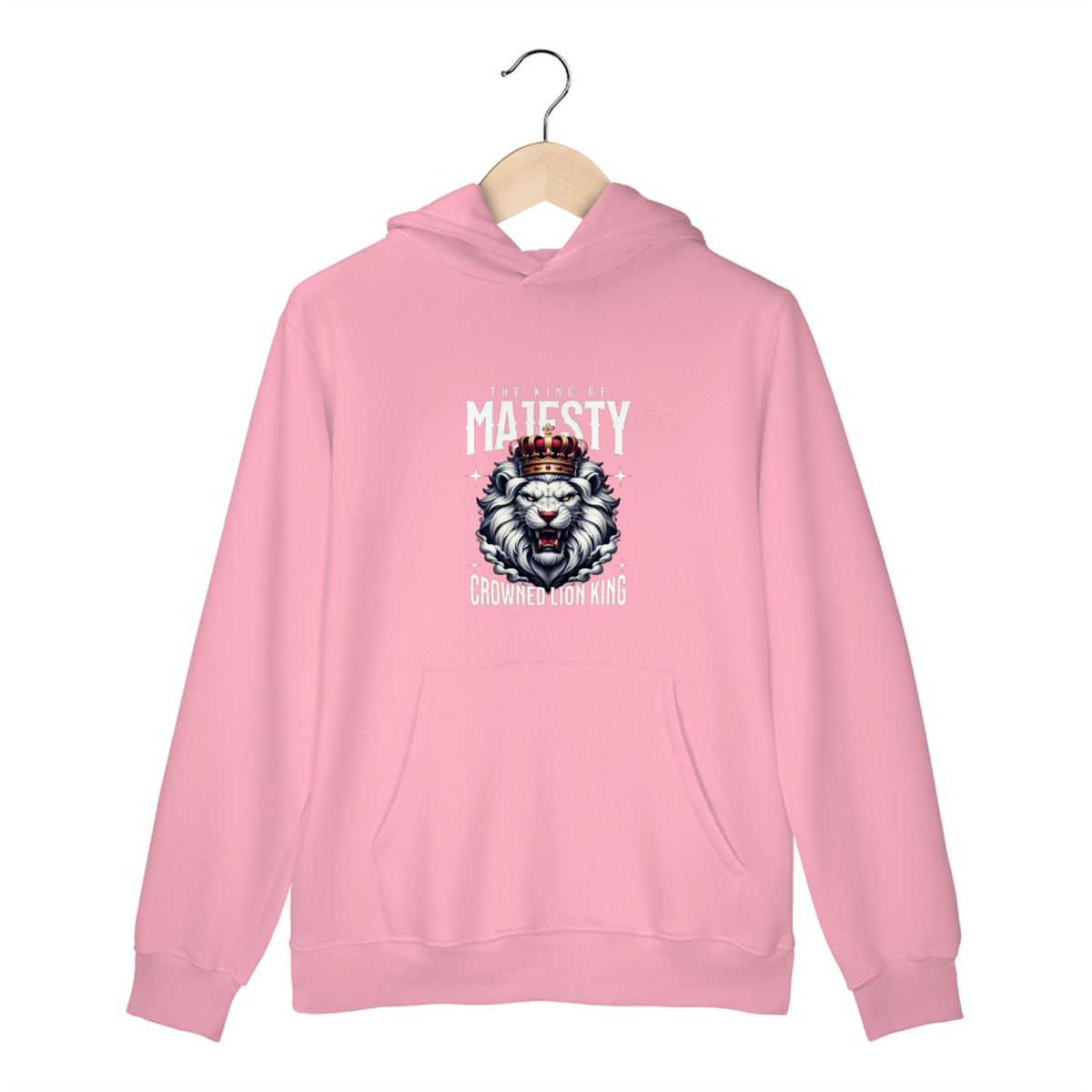 Nome do produto: Moletom Canguru Leao The King of Majesty