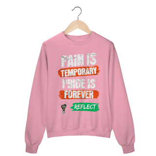 Nome do produto Moletom Fechado Pain is Temporary Pride is Forever