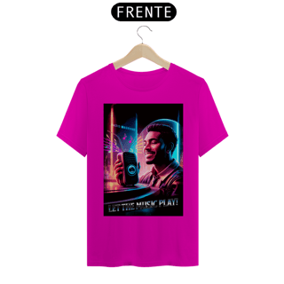 Nome do produto T-Shirt Quality Radio Magrinho Let the music play!