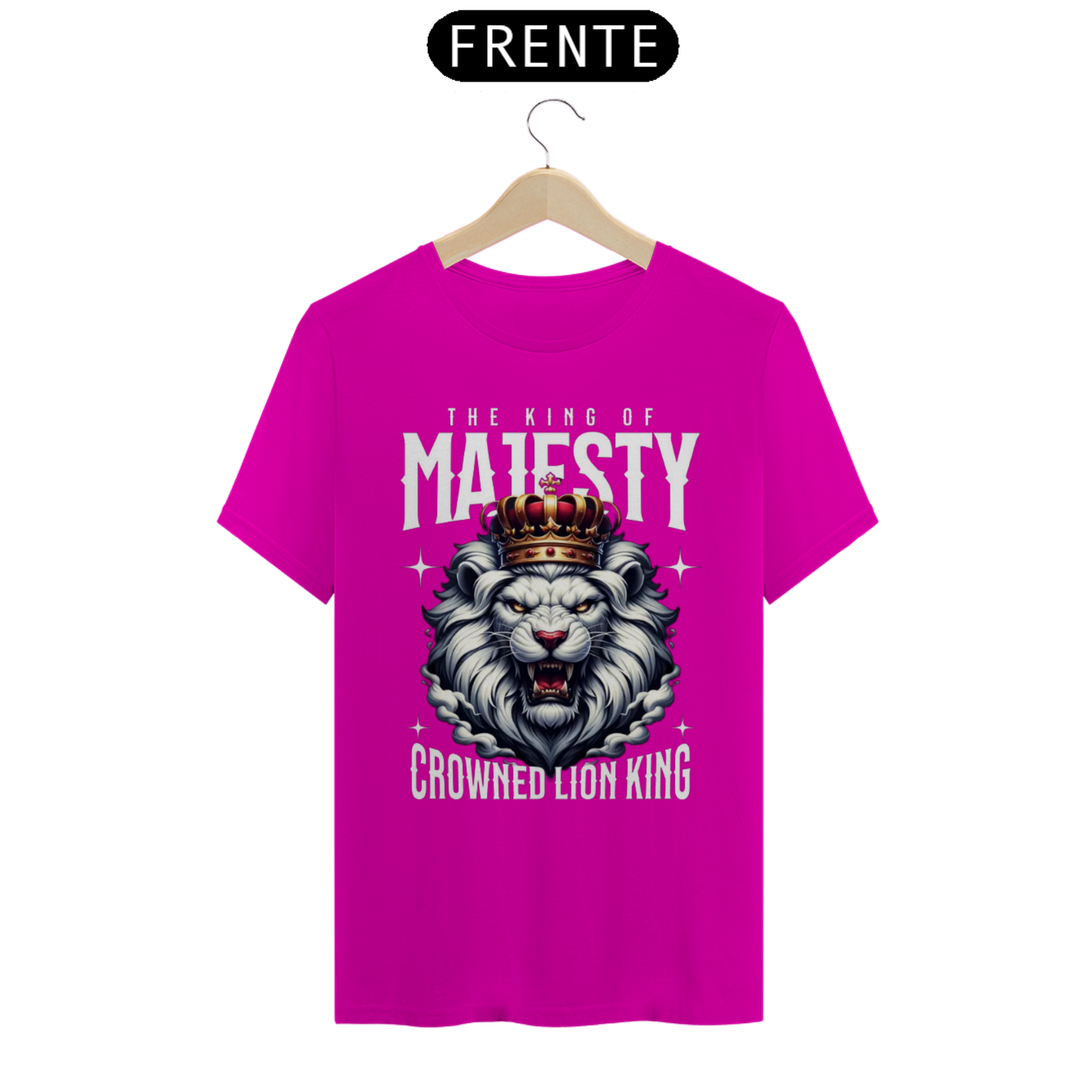 T-Shirt Quality Leao The King of Majesty