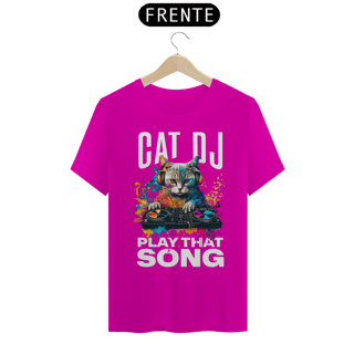 Nome do produto T-Shirt Quality Cat DJ