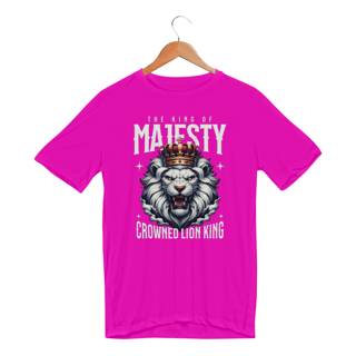 Nome do produto Camiseta Sport Dry Uv Leao The King of Majesty