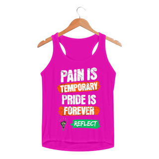 Nome do produto Regata Fem Sportv Dry Uv Pain is Temporary Pride is Forever