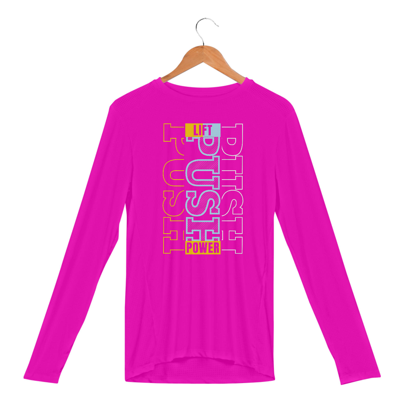 Camisa Manga Longa Sport Dry Uv Lift Push Power