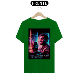 Nome do produto T-Shirt Quality Radio Magrinho Let the music play!