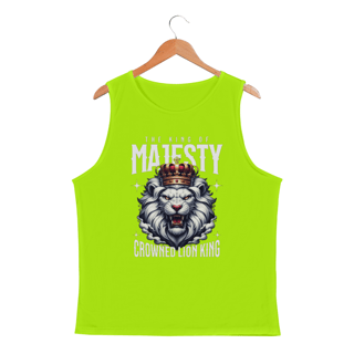 Nome do produto Regata Masc Sport Dry Uv Leao The King of Majesty