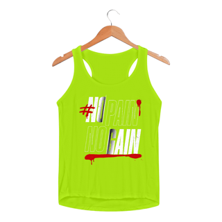 Nome do produto Regata Fem Sportv Dry Uv No Pain No Gain