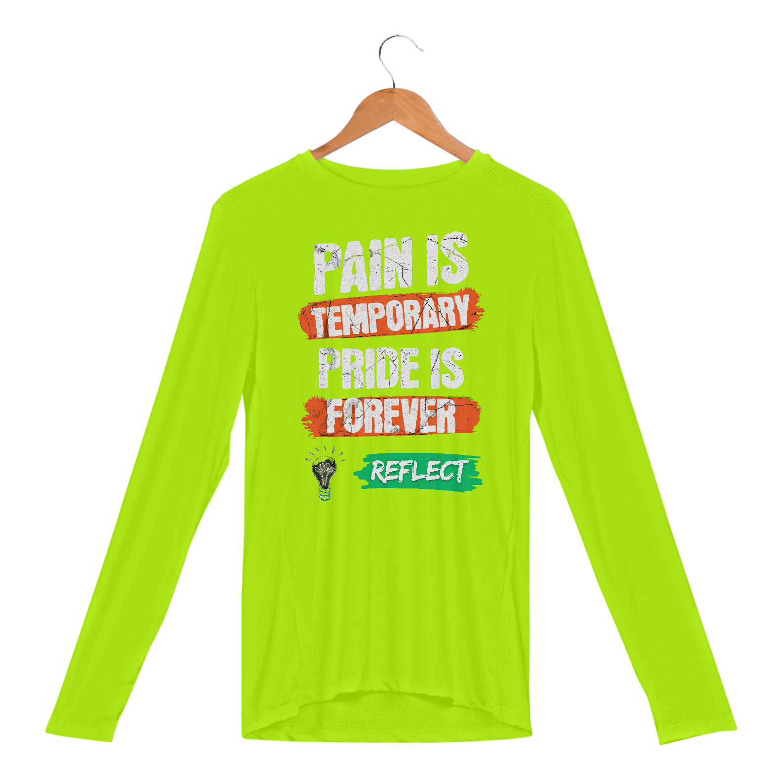 Camisa Manga Longa Sport Dry Uv Pain is Temporary Pride is Forever