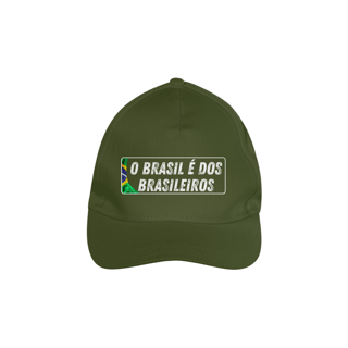 Nome do produto boné O Brasil é dos Brasileiros