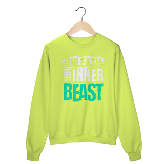 Nome do produto Moletom Fechado Unleash Your Inner Beast