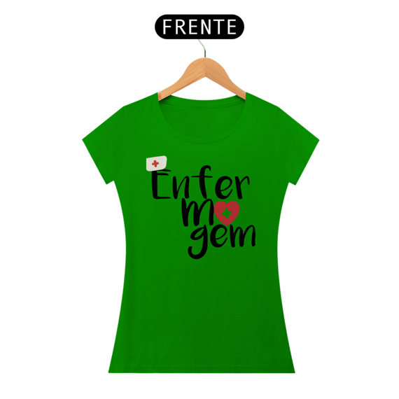 Baby Long Quality Camiseta Feminina Enfermagem
