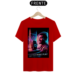 Nome do produto T-Shirt Quality Radio Magrinho Let the music play!