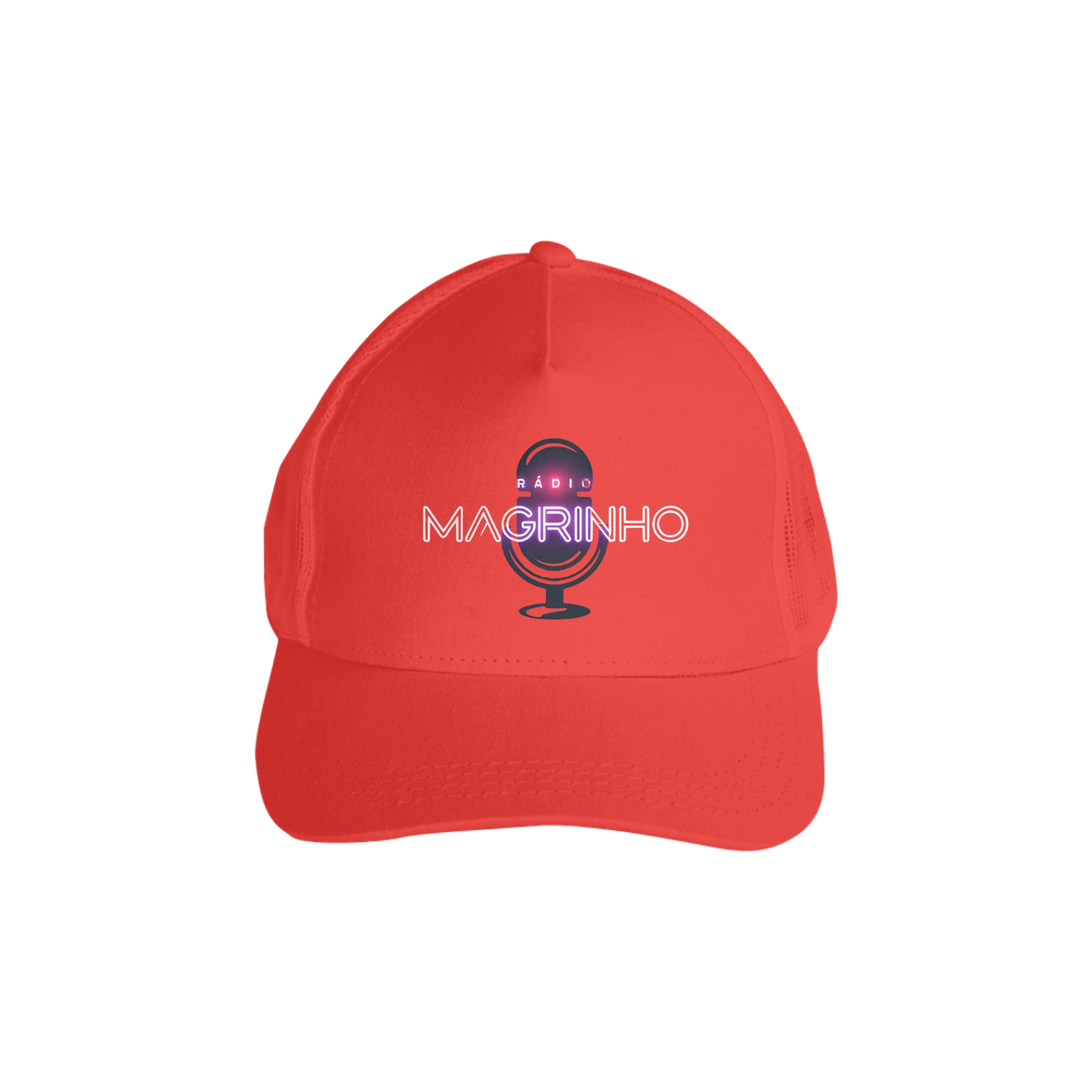 Boné Americano Com Tela Rádio Magrinho