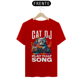 Nome do produto T-Shirt Quality Cat DJ