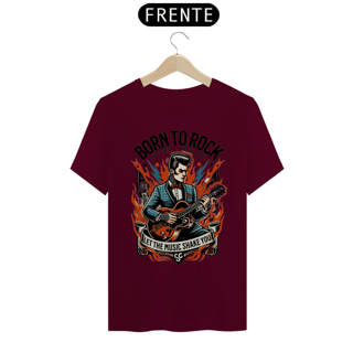 Nome do produto T-Shirt Quality Born To Rock