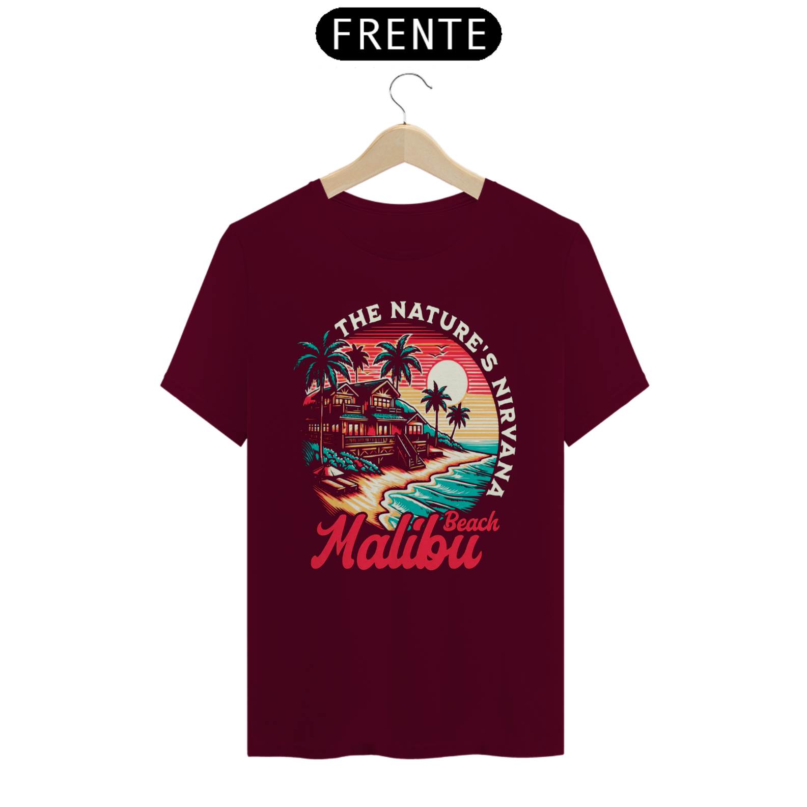T-Shirt Quality Beach Malibu