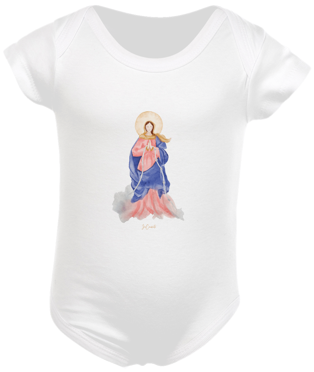 Nome do produto: Body Infantil - Mãezinha desatadora dos nós