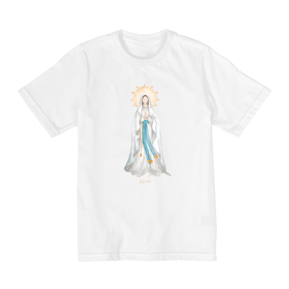 Nome do produto Camiseta Infantil - Mãezinha de Lourdes