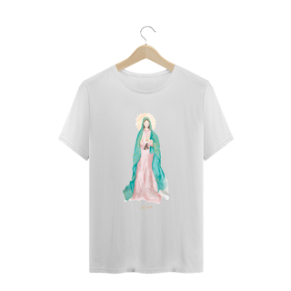 Nome do produto Camiseta Plus Size - Mãezinha de Guadalupe #01