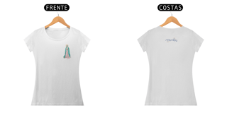 Nome do produto Camiseta Feminina Pima - Mãezinha de Guadalupe #01