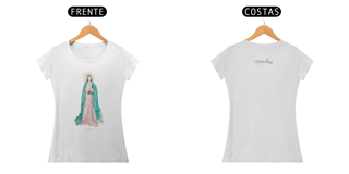 Nome do produto Camiseta Feminina Pima - Mãezinha de Guadalupe #01